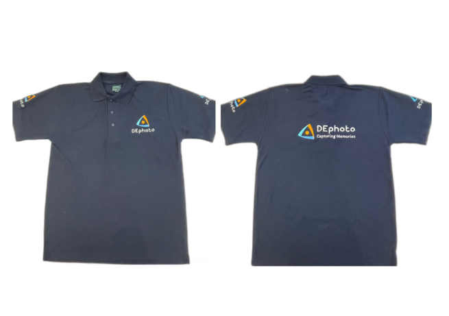 DE Photo Cotton Polo Shirt