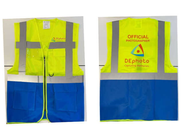 DE Photo High Viz Waistcoat