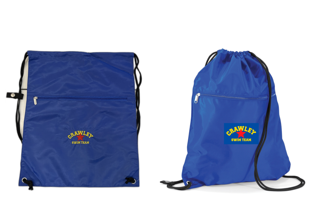 Crawley Swim Club Kit Bag - Logos 2 Threads